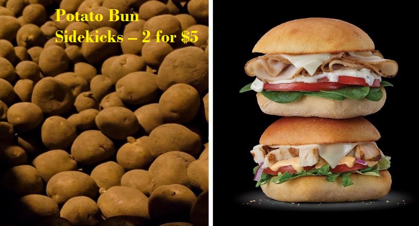 Potato Bun Sidekicks – 2 for $5