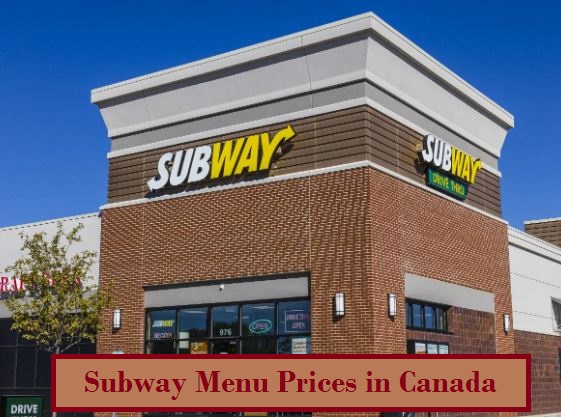 Subway Menu Prices in Canada
