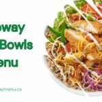 Subway Rice Bowls Menu with Prices